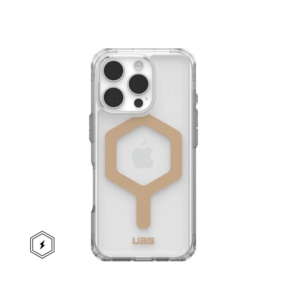 Husa UAG Plyo pentru iPhone 16 Pro, Compatibil cu MagSafe, Auriu Engros