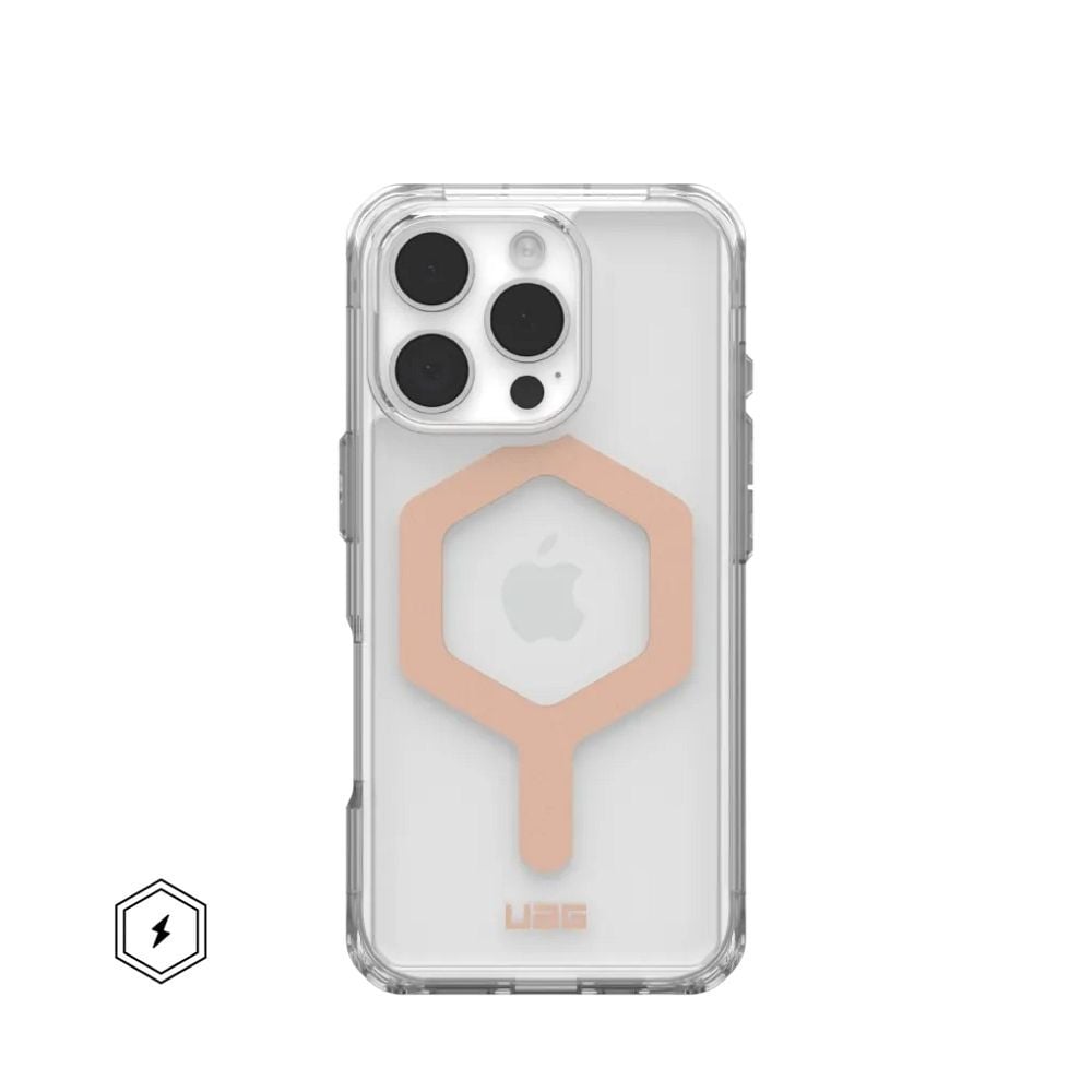 Husa UAG Plyo pentru iPhone 16 Pro, Compatibil cu MagSafe, Roz Engros