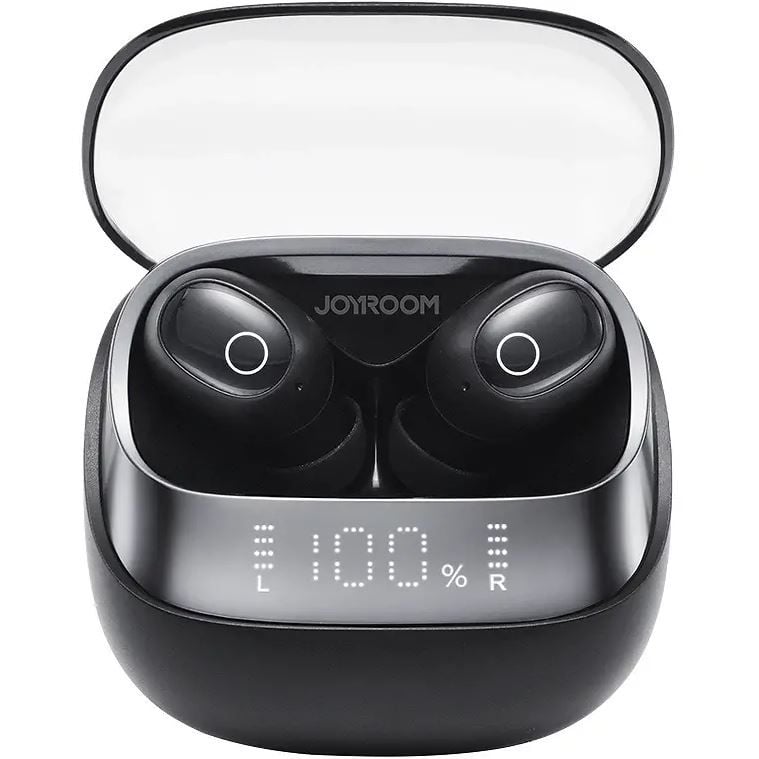 Casti Bluetooth, Joyroom Jdots DB2, Capacitate 500mAh, Afisaj digital, Incarcare ultra rapida, TWS, Negru Engros