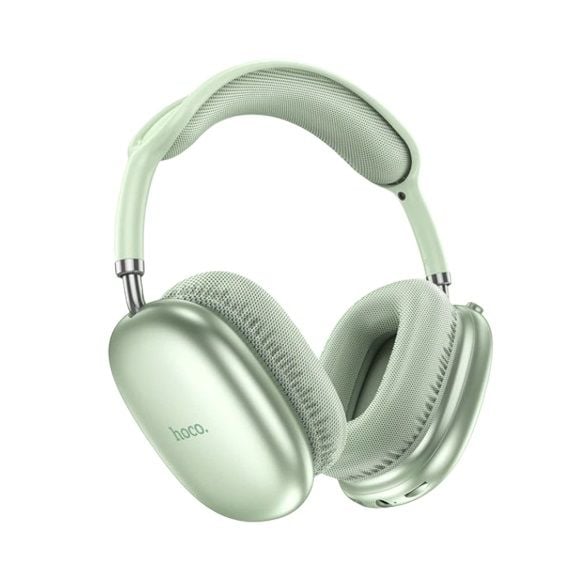 Casti Over Ear, Hoco W35 AIR, Design Ultra Portabil, Bluetooth, Autonomie 45h, Verde Engros