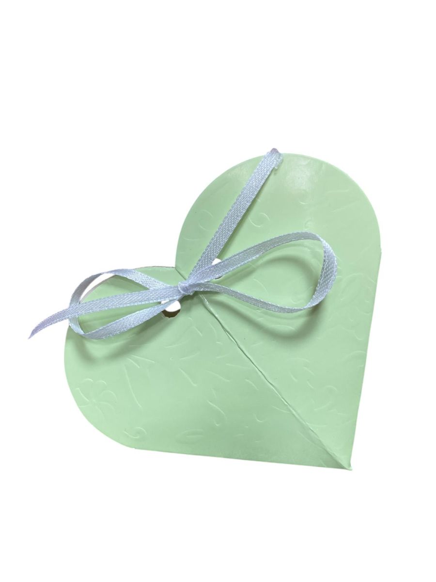 Cutiuta marturie in forma de inima, VERDE