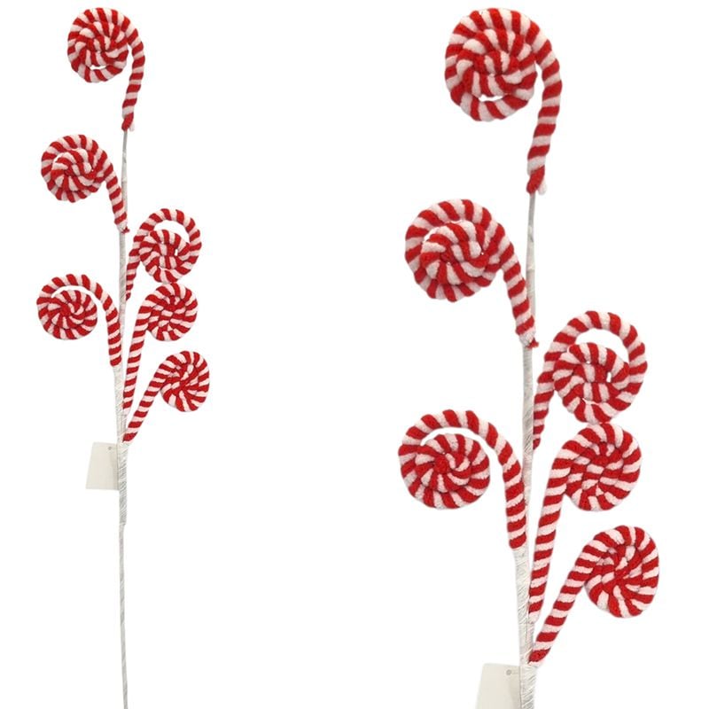 Decoratiune de Craciun acadele pe sarma modelatoare, 58 cm inaltime