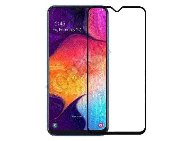 Folie ecran, Sticla, Compatibila cu Samsung A41, Full Screen, Negru Engros