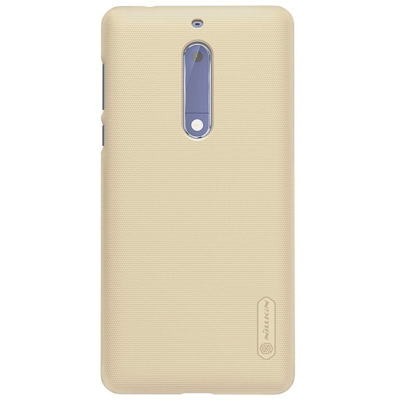 Husa Nillkin protectiva subtire policarbonat, Compatibila cu Nokia 5, gold Engros