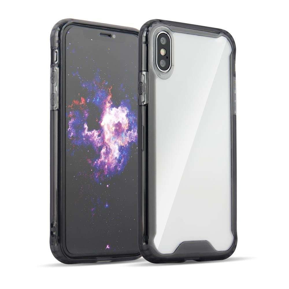 Husa transparenta cu rama metalica neagra pentru Compatibila cu Samsung S9 Plus Engros