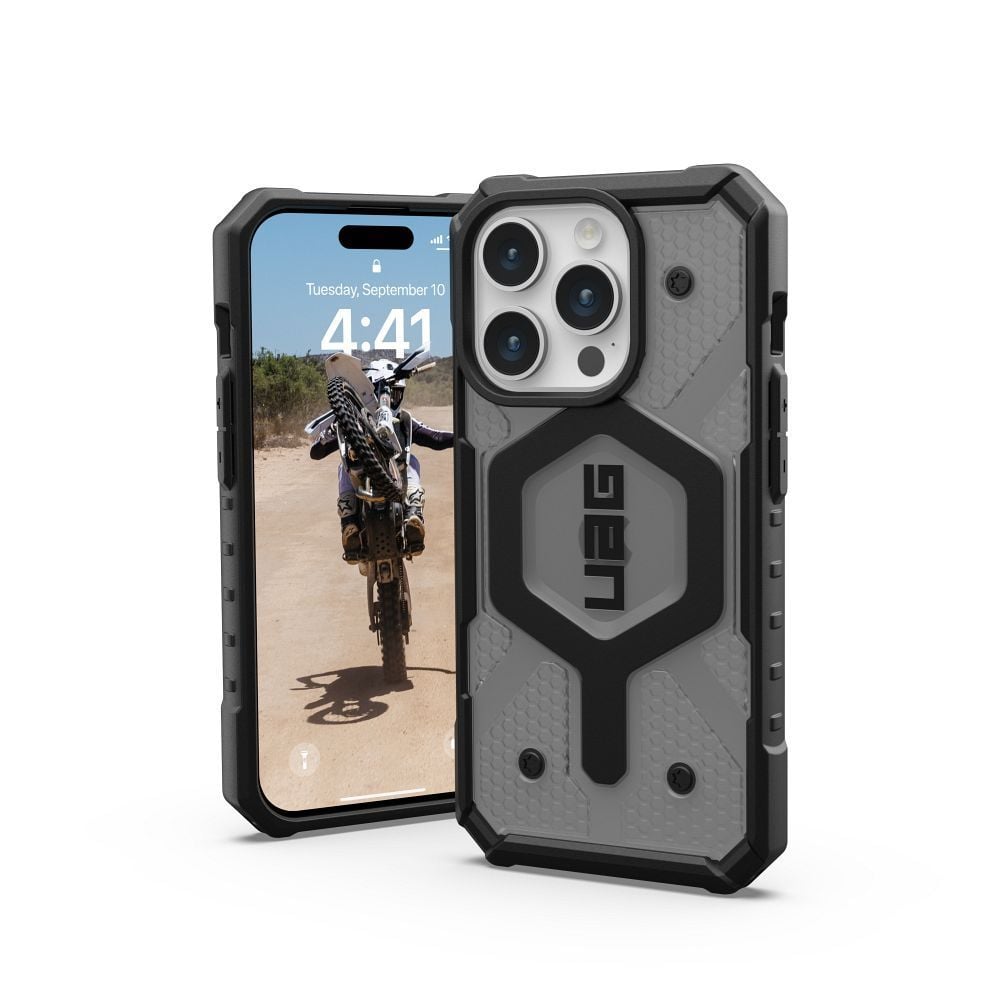 Husa  UAG Compatibila cu iPhone 15 Pro, Compatibil Magsafe, Pathfinder, Gri/Negru Engros