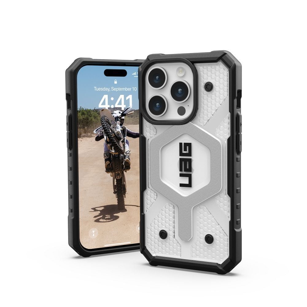 Husa  UAG Compatibila cu iPhone 15 Pro, Compatibil Magsafe, Pathfinder, Ice Engros