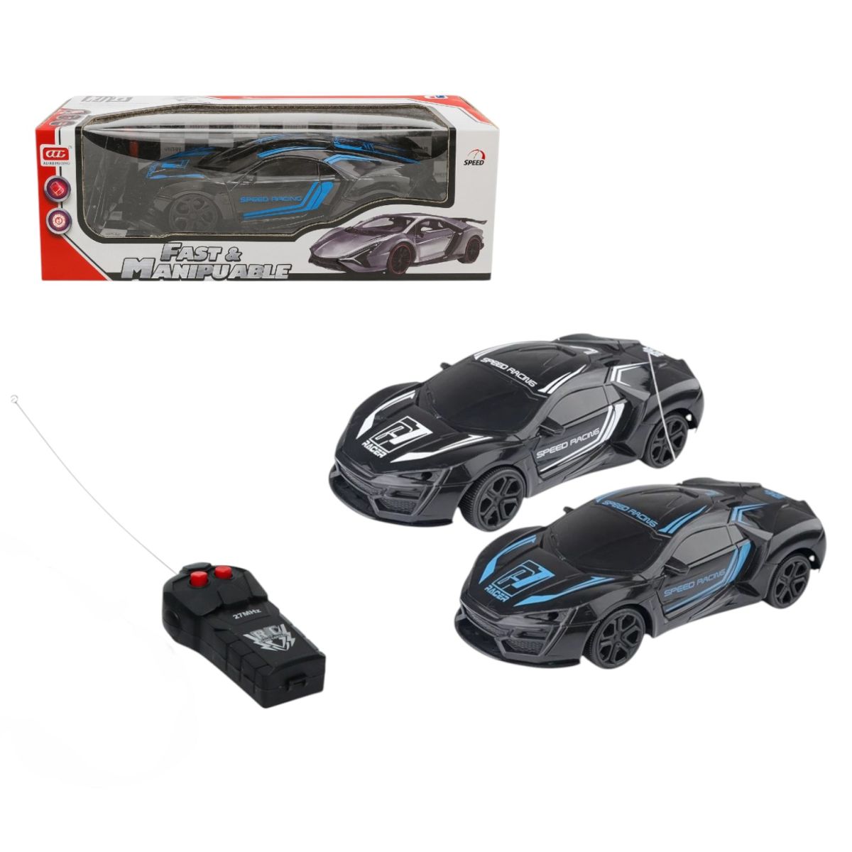 Mașinuță 20x8cm, cu Telecomanda, Model Sport Diferite Culori Engros