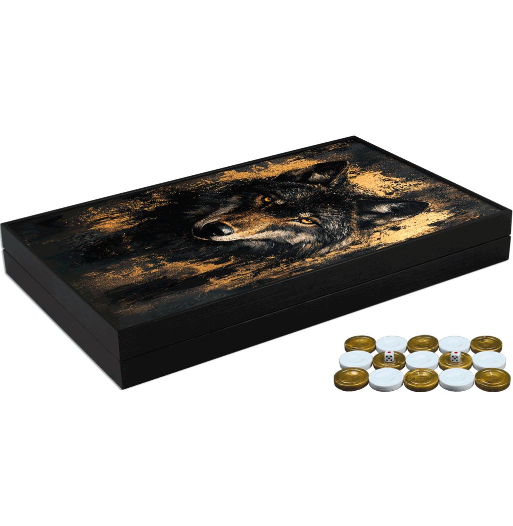 Joc de table din lemn lacuit, Trandy 58x48cm, WOLF KURT, Z-TOOLS / ZTS5482-11 Engros