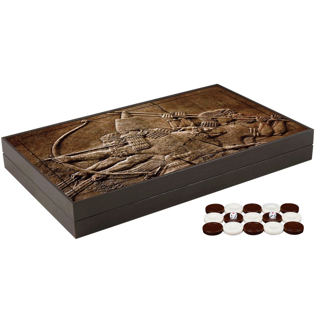 Joc de table din lemn lacuit, Trandy 58x48cm, ASHUR BANIPAL, Z-TOOLS / ZTS5482-6 Engros