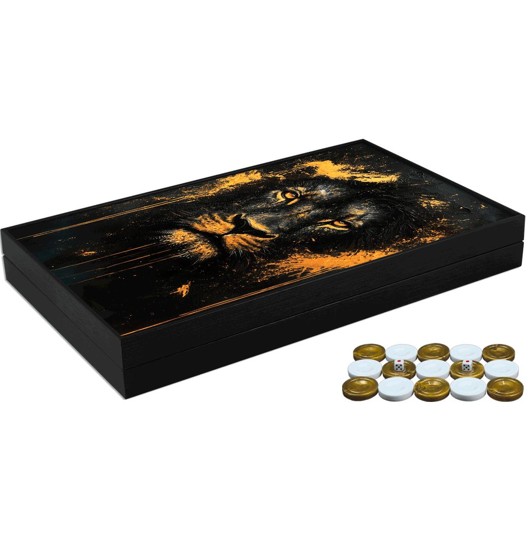 Joc de table din lemn lacuit, Trandy 58x48cm,  WOLF ASLAN, Z-TOOLS / ZTS5482-8 Engros