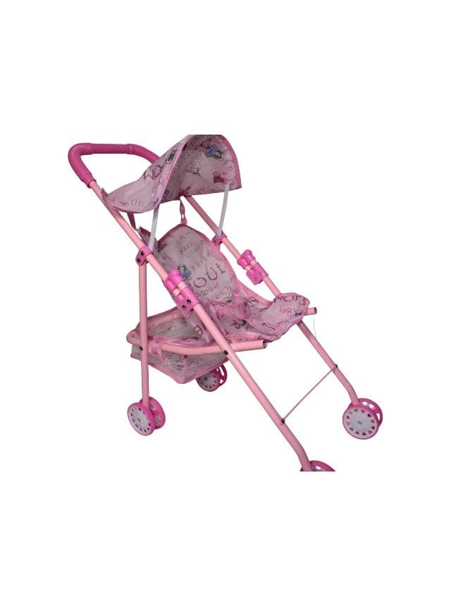 Carucior pentru papusi Engros, metal, 918-11, 49x24x52 cm 