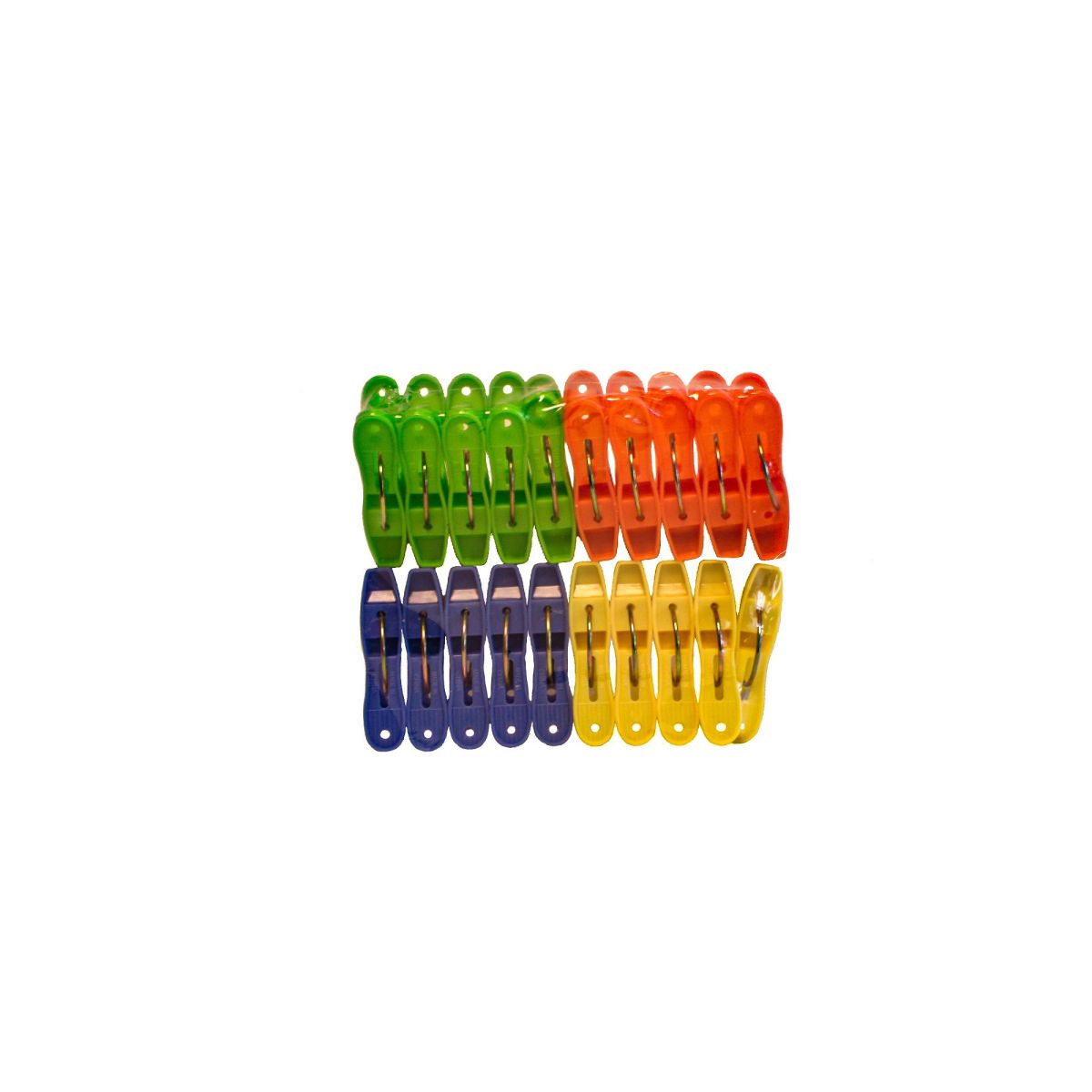 Set carlige rufe Engros, din plastic, 20 buc, multicolore