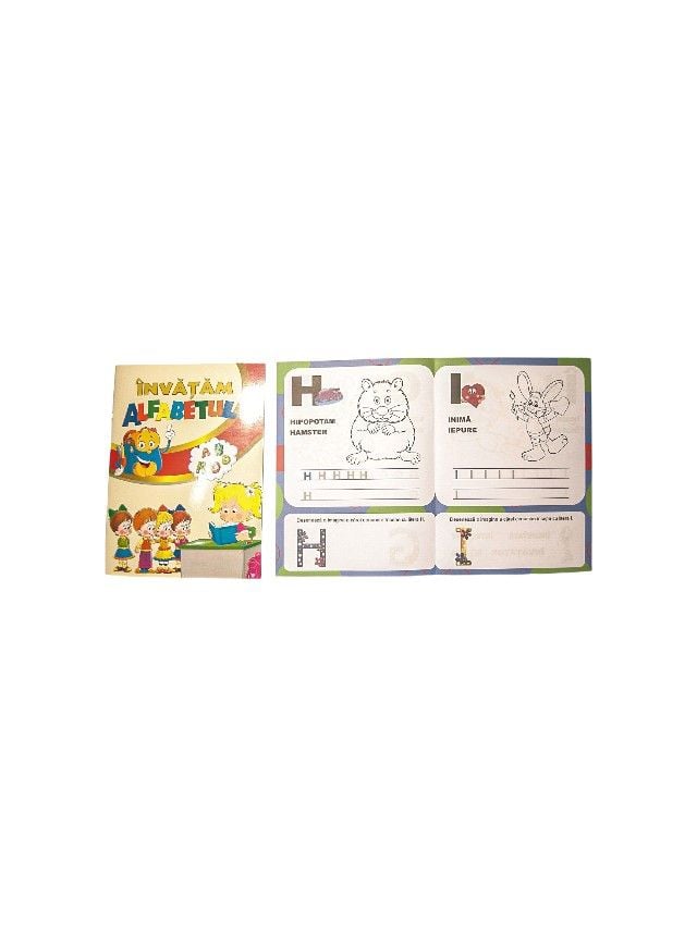 Carti de colorat Engros, ABC, diverse modele, 32 pagini, 21x29cm