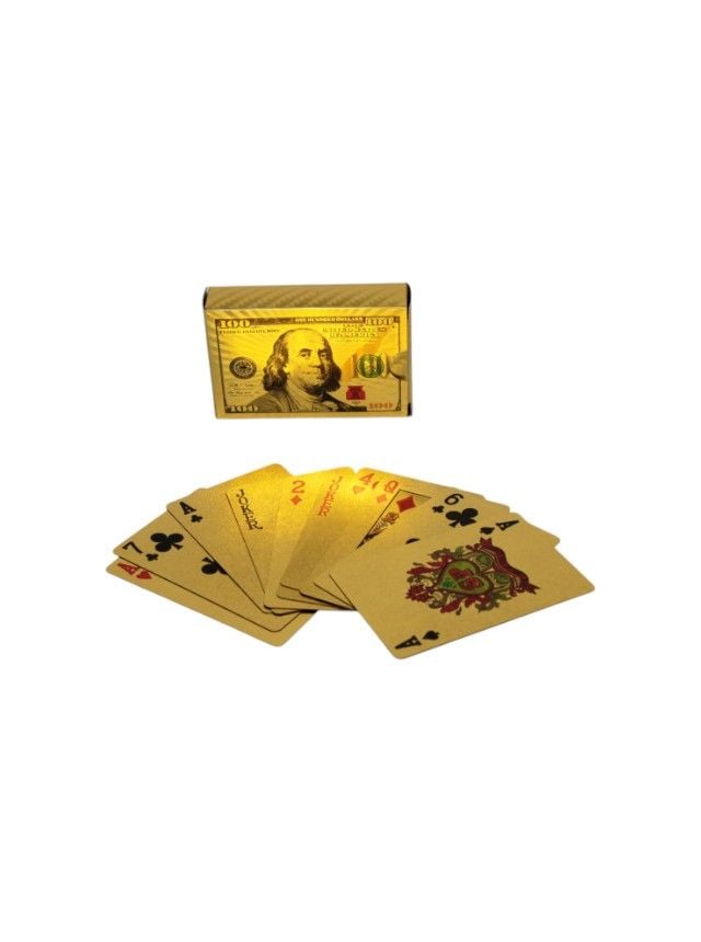 Carti de joc Engros, din plastic, Gold