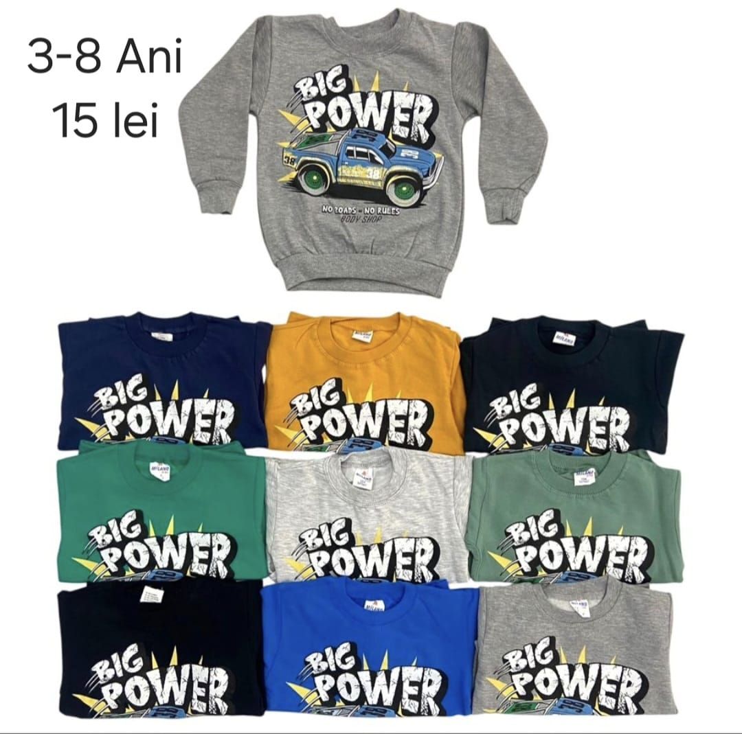 Bluza Engros pentru baieti, cu model imprimat