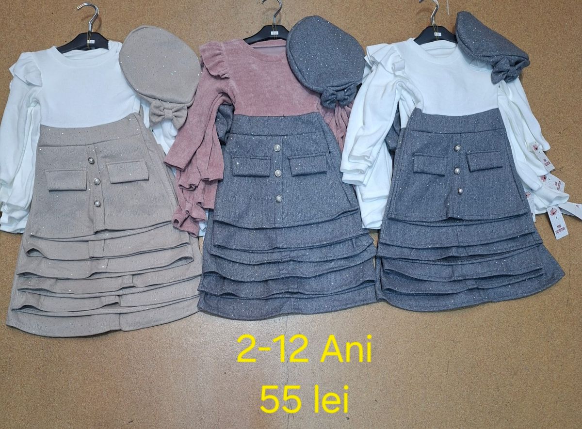 Rochie Engros pentru fete + bereta