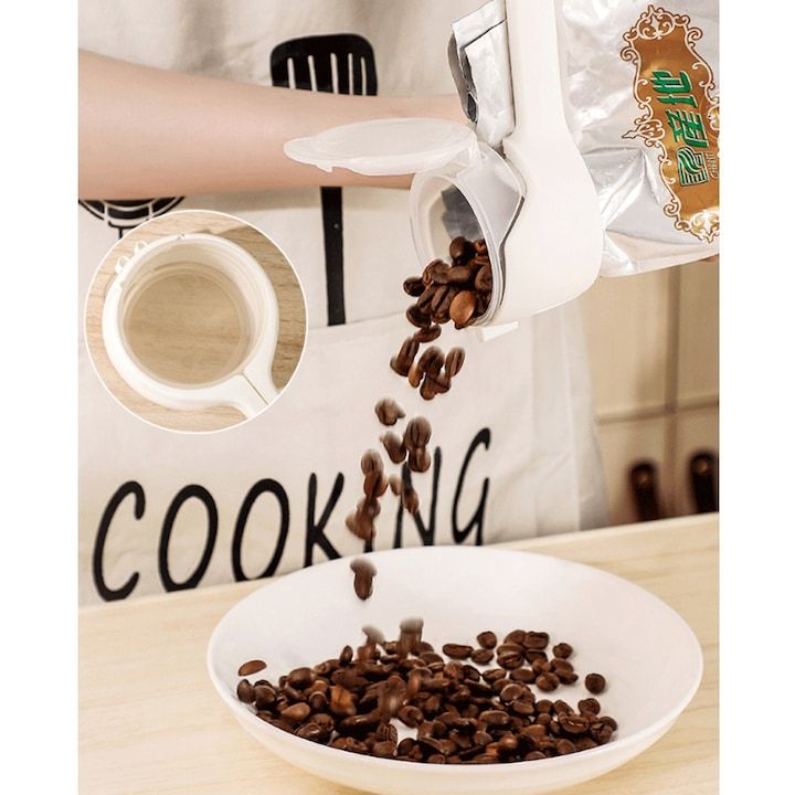 Clemă cu capac pentru pungi alimentare, reutilizabilă – 13 cm,En-gros