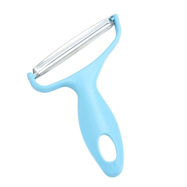 Curățător legume și fructe cu mâner ergonomic – Albastru,En-gros