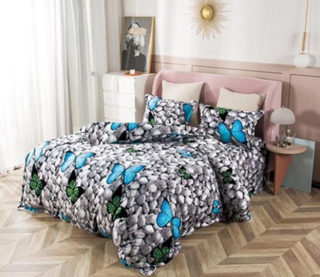 Lenjeri Cocolino En-Gros, Gri, pentru Pat Dublu, 200x230cm, cu 2 Fete de Perna Incluse