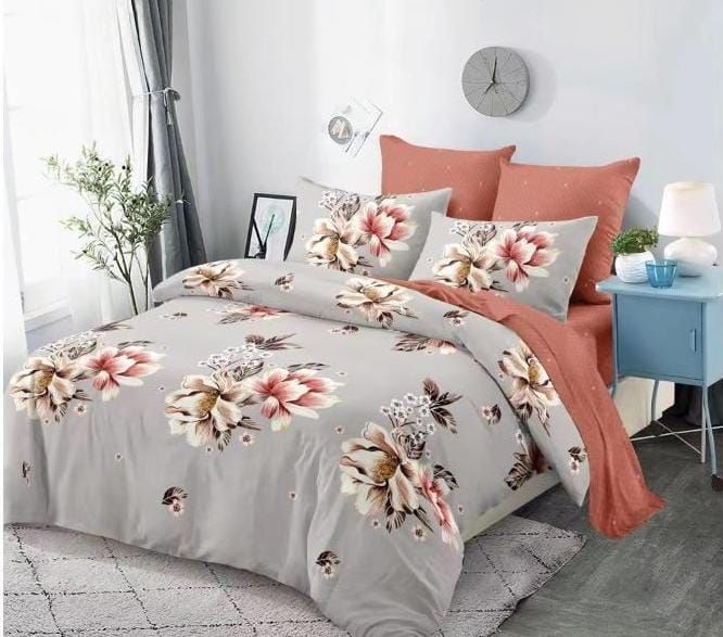 Lenjerii Cocolino En-Gros, Gri, pentru Pat Dublu, 200x230cm, cu 2 Fete de Perna Incluse
