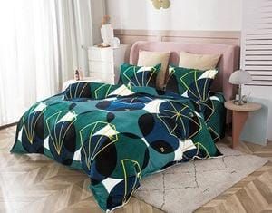 Lenjeri Cocolino En-Gros, Turcoaz, pentru Pat Dublu, 200x230cm, cu 2 Fete de Perna Incluse