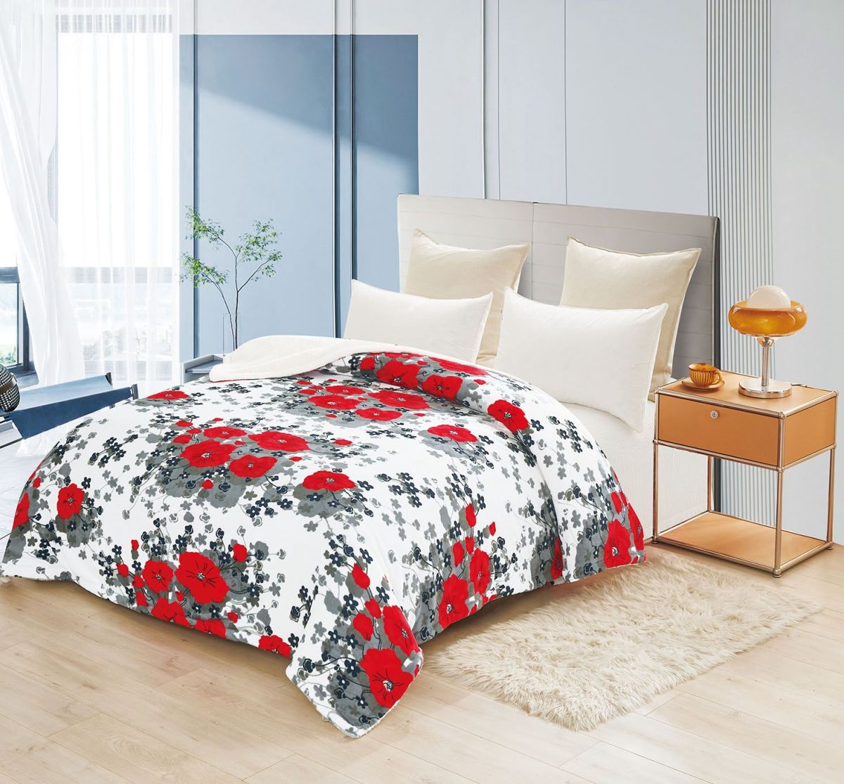 Paturi Cocolino En-Gros, Alb, Groase, 1,9Kg Bucata cu Blanita, pentru Pat Dublu, 200x230cm