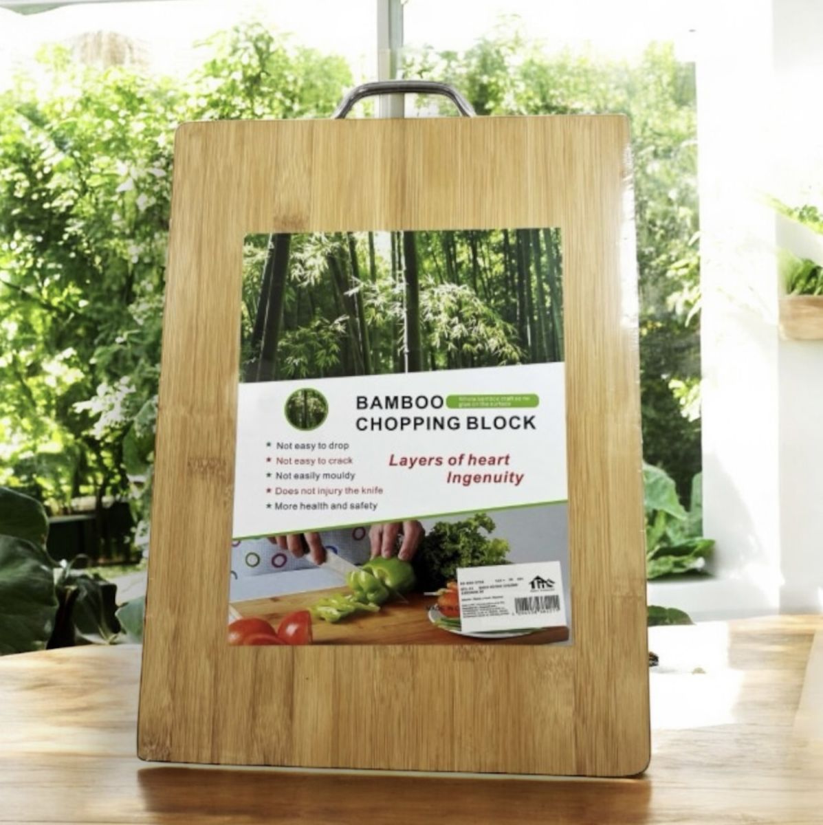 Tocător din bambus cu mâner – rezistent și ecologic,En-gros