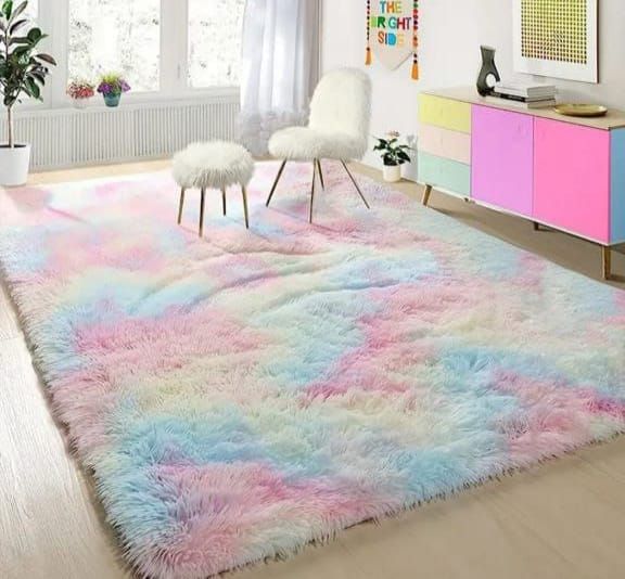 Covoare Fluffy En-Gros, Multicolor, 150x200cm, Design Modern, Elegant si Confortabil