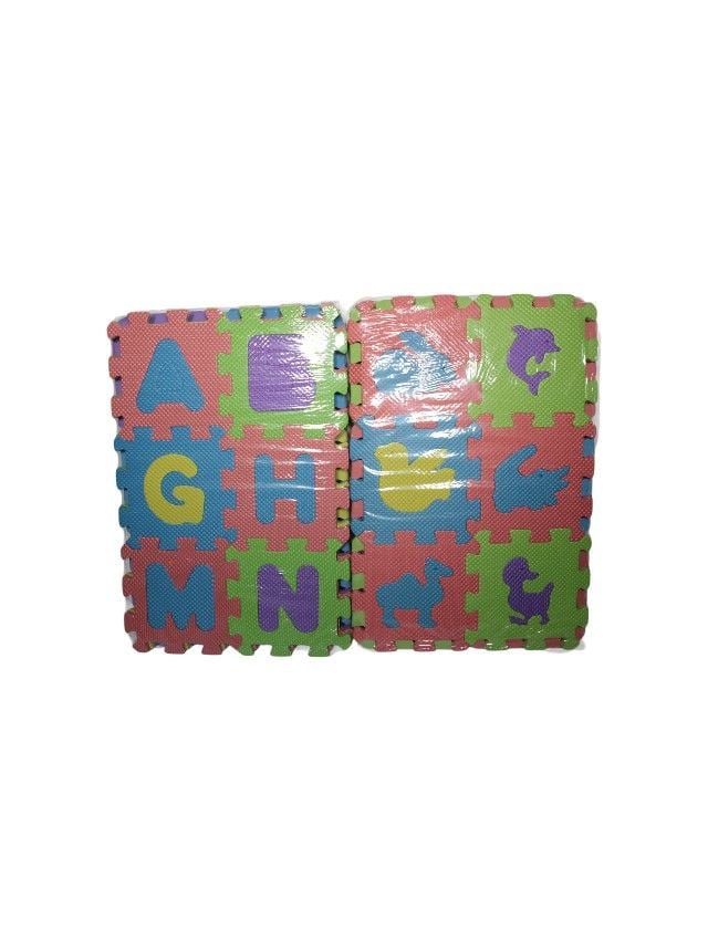 Covor spuma Engros, HC243-3,4, tip puzzle, 36 piese x 43x30x6cm