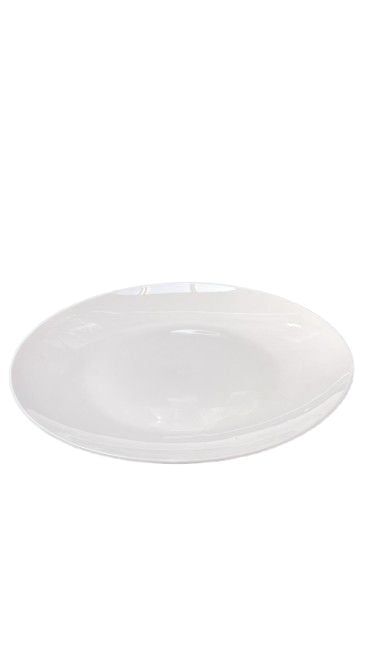 Farfurie  portelan 8 intinsa alba  engros
