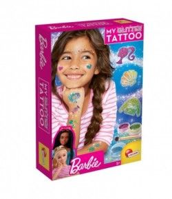Set Engros de tatuaje cu sclipici Lisciani, Barbie