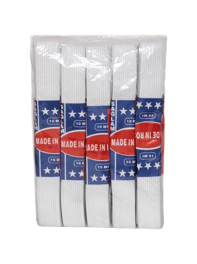Set 5 elastice mercerie Engros, 2 cm x 3 m