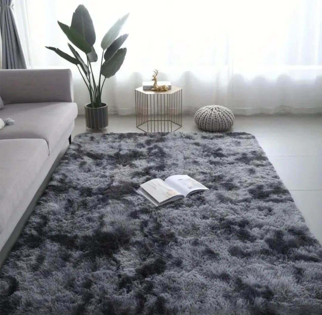 TRIO Covoare Fluffy En-Gros, SERIE 3 CULORI DIFERITE, 150x200cm, Design Modern, Elegant si Confortabil