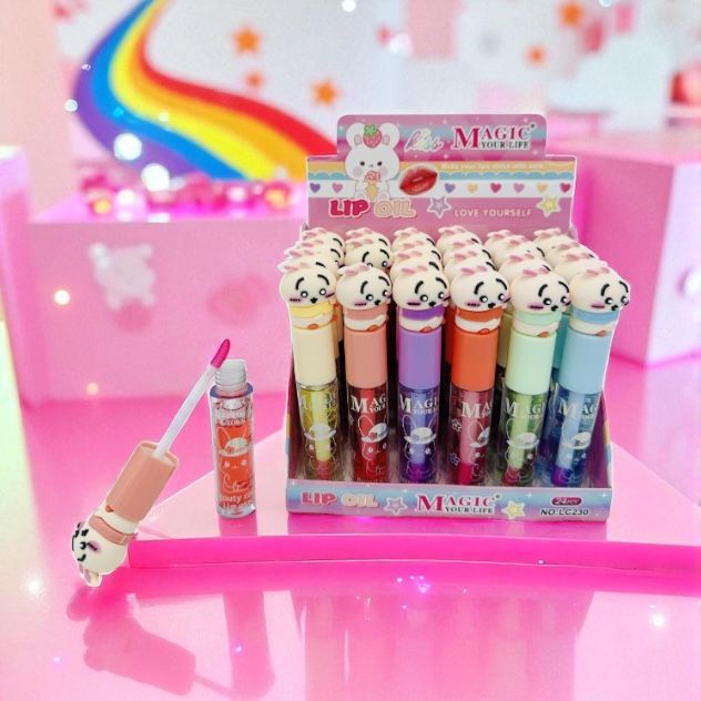 Ulei de buze Magic Your Life Lip Oil Panda – capac ursuleț panda – LC230 Engros
