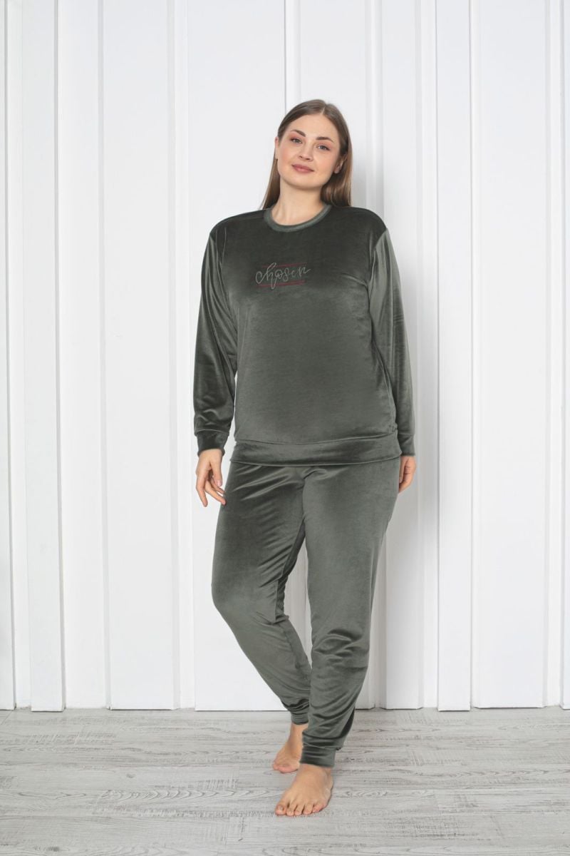 PIJAMA DAMA BAKI CATIFEA BATAL(XL,2XL,3XL) COD 98 ENGROS