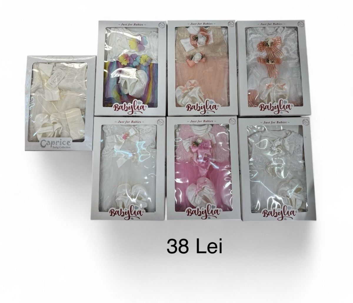Compleu Engros pentru bebelusi, in cutie, de botez