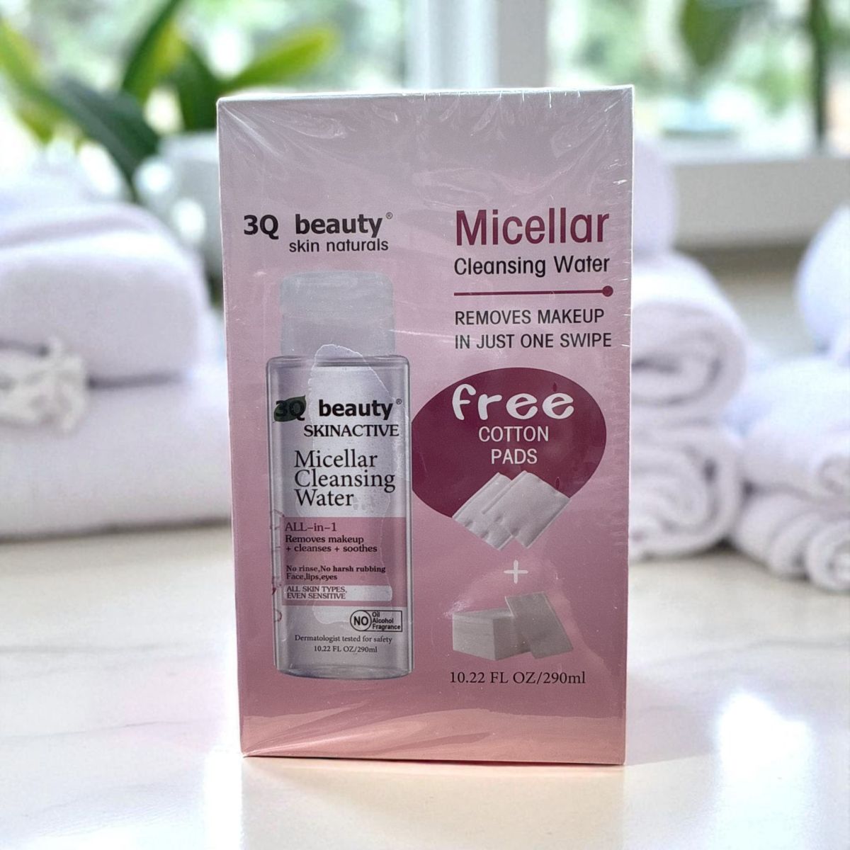 Apă Micelară 3Q Beauty 290 ml cu Dischete – Cod 3Q44E-R Engros