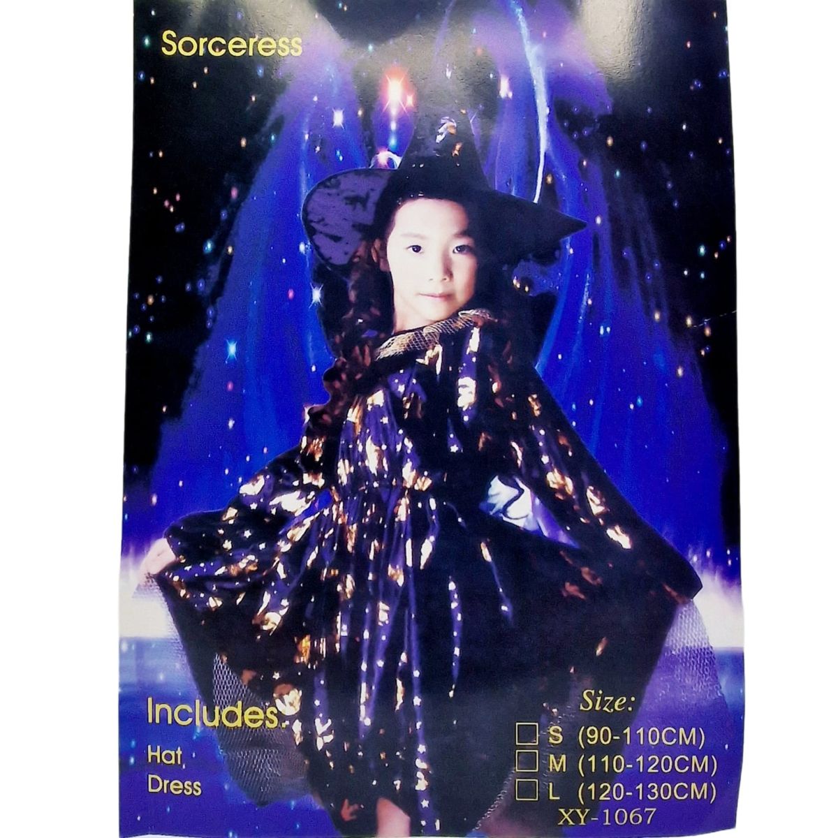 Costum vrăjitoare copii Halloween 60 CM
