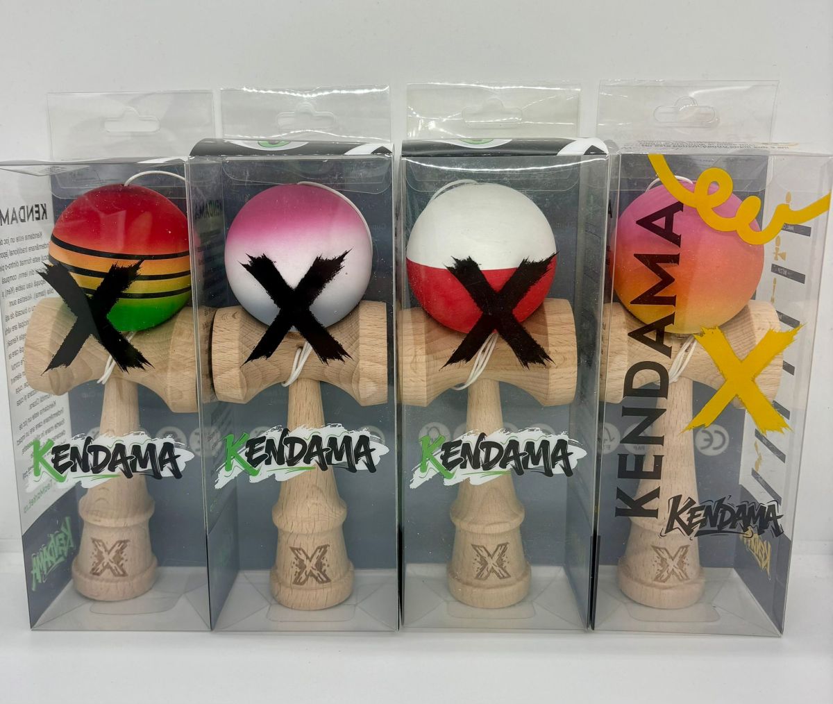 Kendama X , diverse culori, Engros, 18 cm