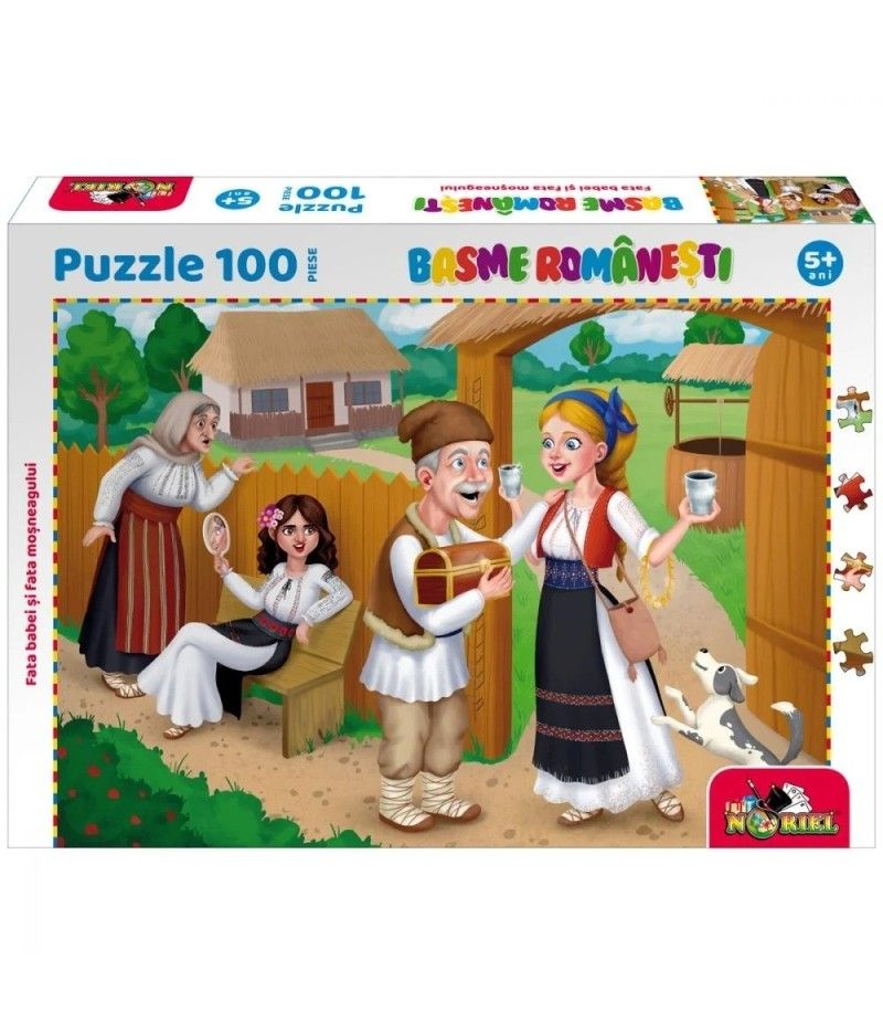 Puzzle Engros 100 de piese - fata babei si a mosneagului