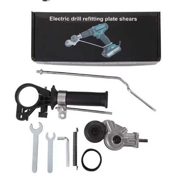 Adaptor taiere masina de gaurit engross CU MANER , taietor de tabla metalica, accesorii pentru masina de gaurit electrica modificata pentru taierea tablei de fier