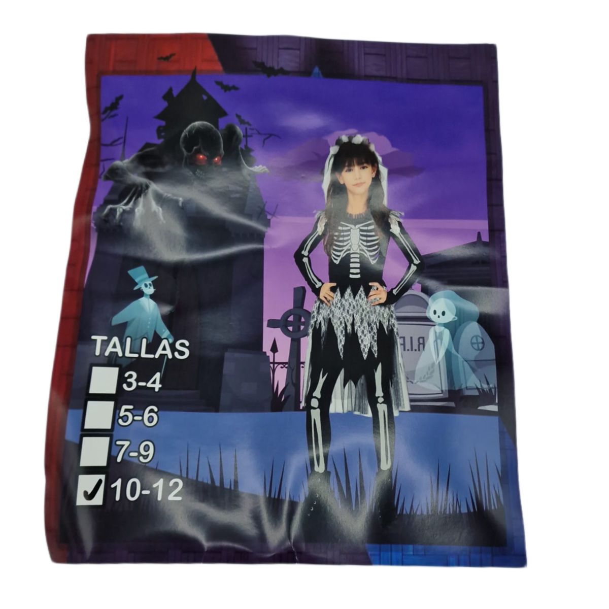 Costum schelet de Halloween