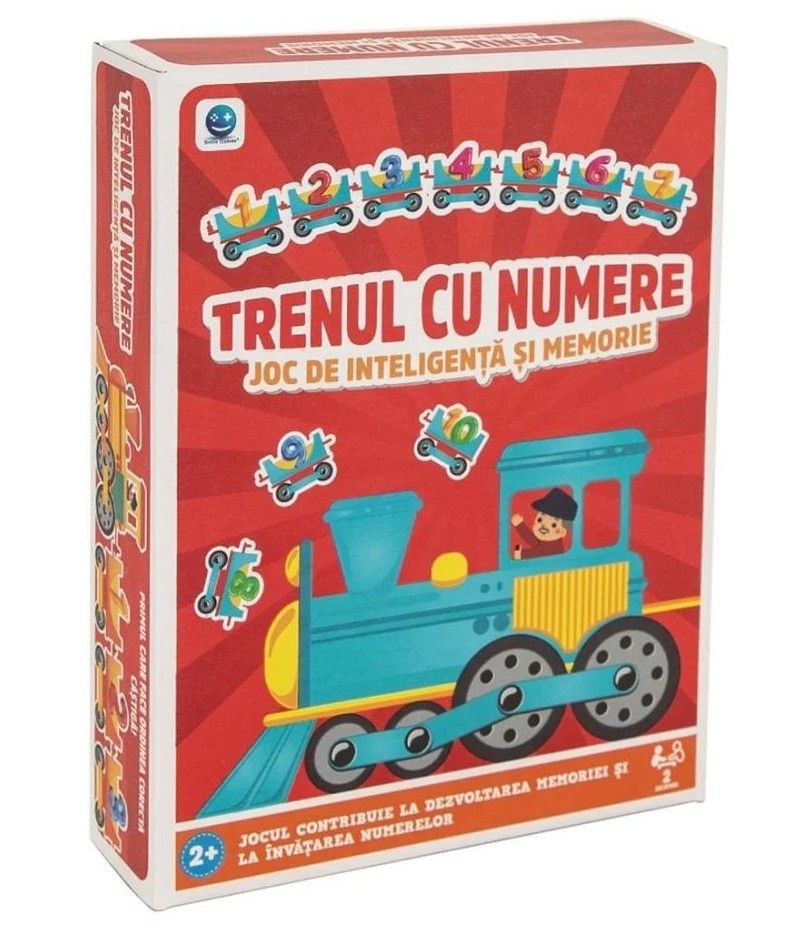 Joc Engros de inteligenta si memorie - trenul cu numere , smile games