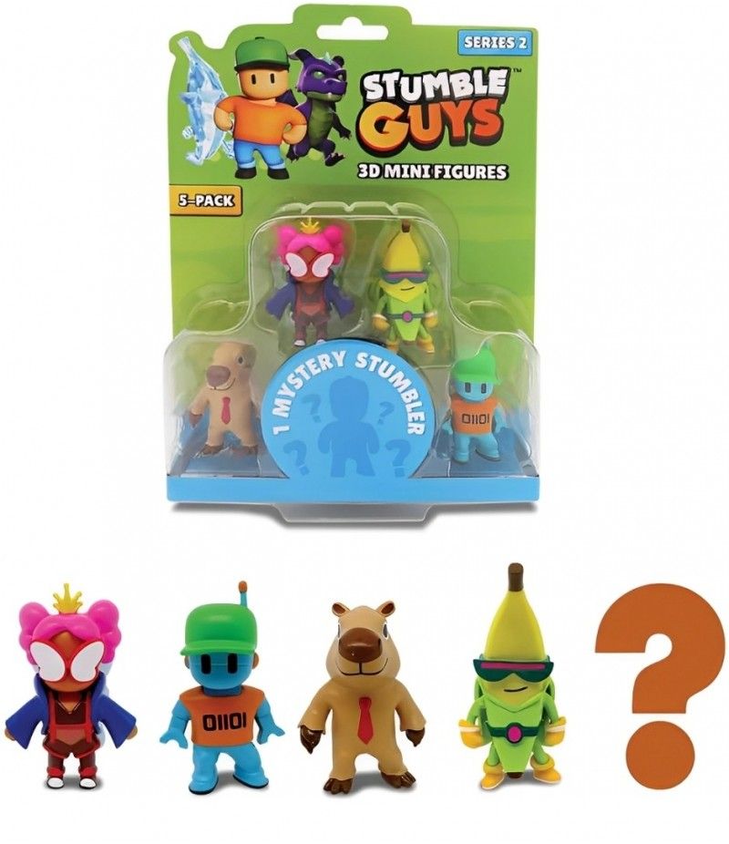 Set Engros 5 mini figurine 3d s2 , stumble guys , diferite modele