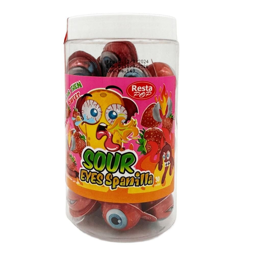 Jeleu Twins cu aromă de fructe mixte, in forma de ochi, 38g Engros