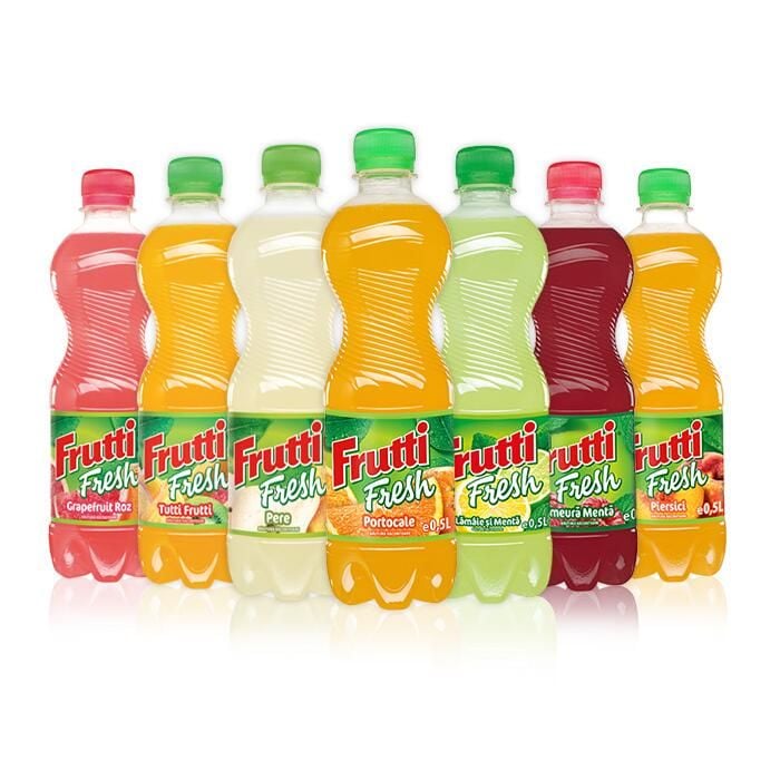 Bautura carbogazoasa Frutti Fresh Struguri rosii, 2.5L.SGR Engros