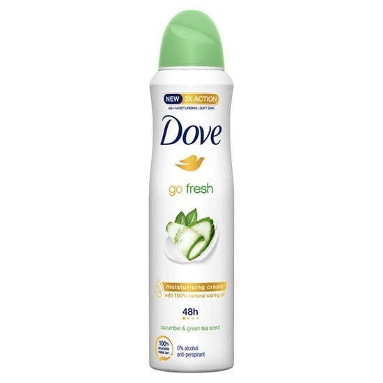 Deodorant Antiperspirant Spray Dove Go Fresh, Cucumber & Green Tea, pentru Femei, 150 ml Engros