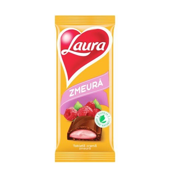 Tableta Ciocolata cu zmeura Laura, 92 g Engros