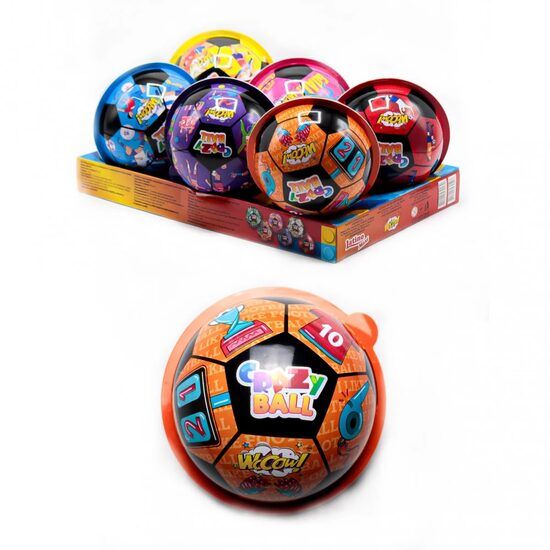 Woow Surpriză ciocolată + jucărie CRAZY BALL 90 g – cadou dulce & surpriză pentru copii 90g Engros